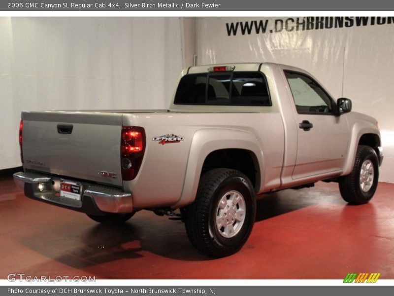 Silver Birch Metallic / Dark Pewter 2006 GMC Canyon SL Regular Cab 4x4