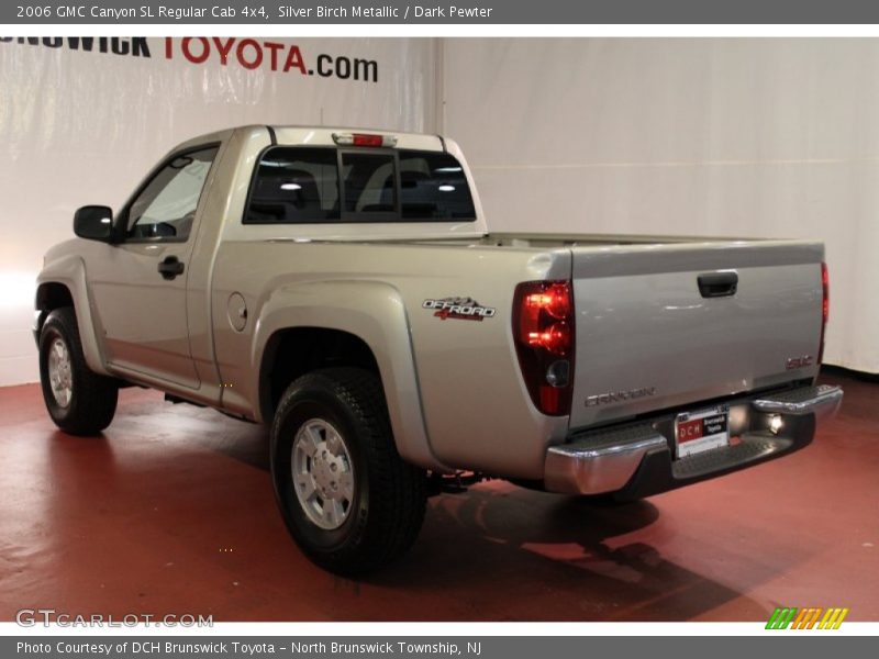 Silver Birch Metallic / Dark Pewter 2006 GMC Canyon SL Regular Cab 4x4