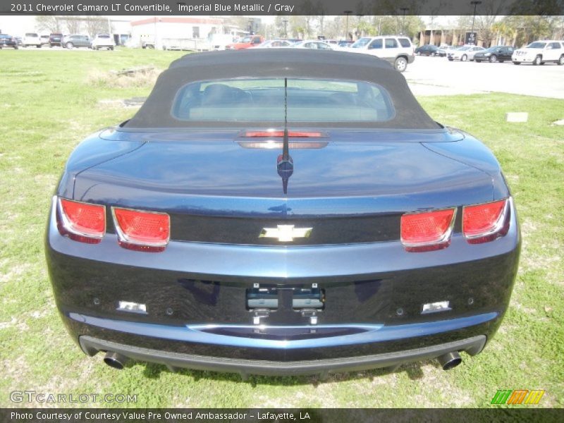 Imperial Blue Metallic / Gray 2011 Chevrolet Camaro LT Convertible