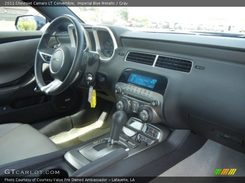 Imperial Blue Metallic / Gray 2011 Chevrolet Camaro LT Convertible