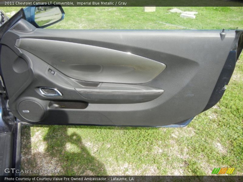 Imperial Blue Metallic / Gray 2011 Chevrolet Camaro LT Convertible