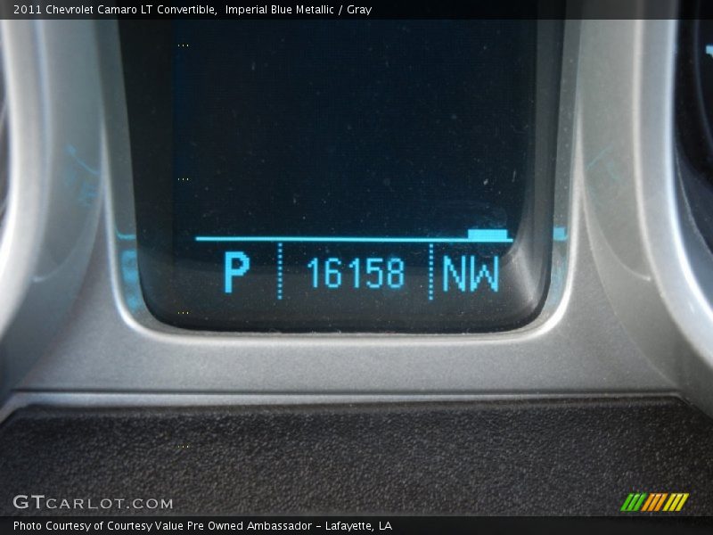 Imperial Blue Metallic / Gray 2011 Chevrolet Camaro LT Convertible