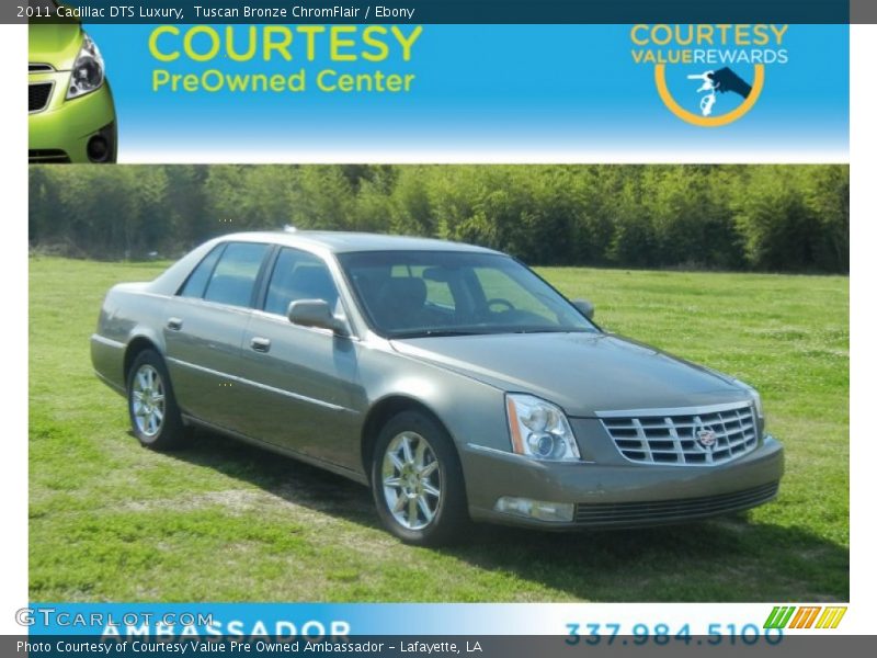 Tuscan Bronze ChromFlair / Ebony 2011 Cadillac DTS Luxury