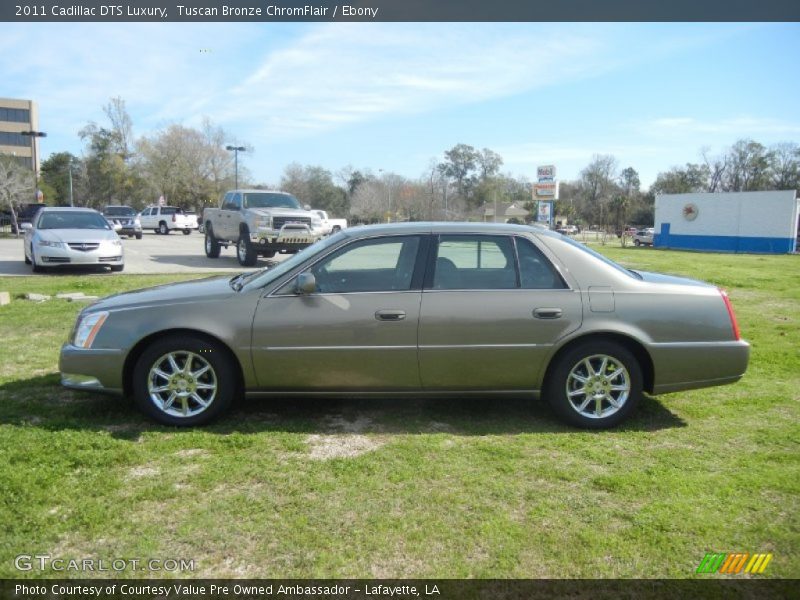 Tuscan Bronze ChromFlair / Ebony 2011 Cadillac DTS Luxury