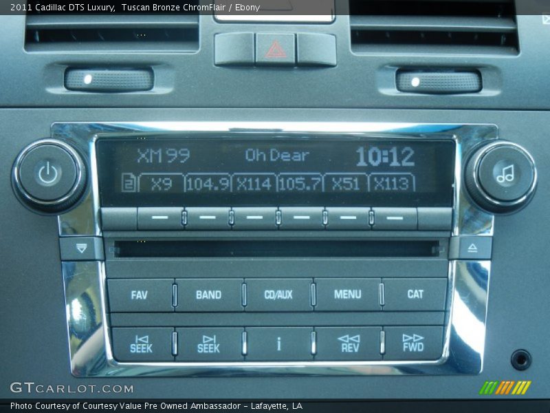 Tuscan Bronze ChromFlair / Ebony 2011 Cadillac DTS Luxury