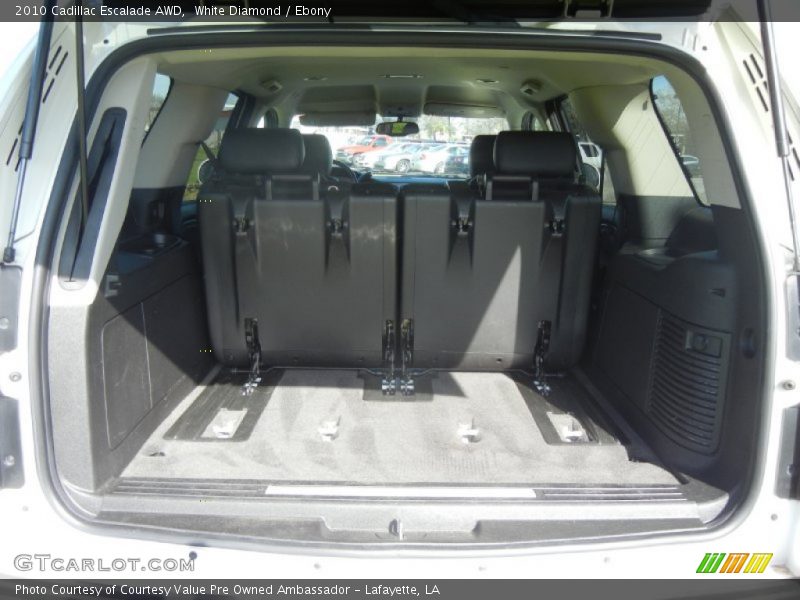 White Diamond / Ebony 2010 Cadillac Escalade AWD