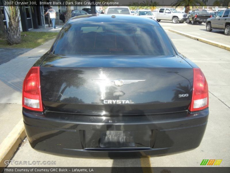 Brilliant Black / Dark Slate Gray/Light Graystone 2007 Chrysler 300