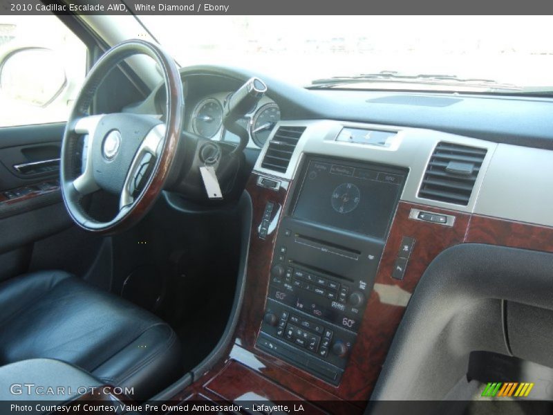 White Diamond / Ebony 2010 Cadillac Escalade AWD