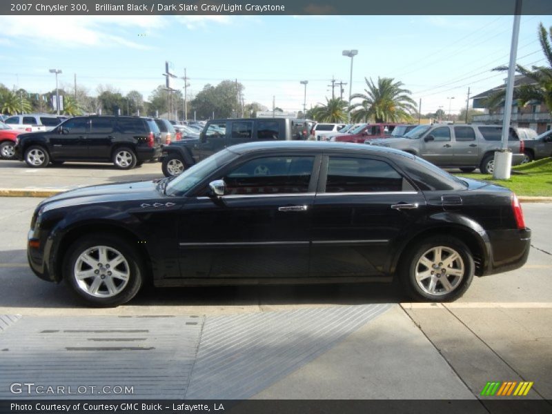 Brilliant Black / Dark Slate Gray/Light Graystone 2007 Chrysler 300