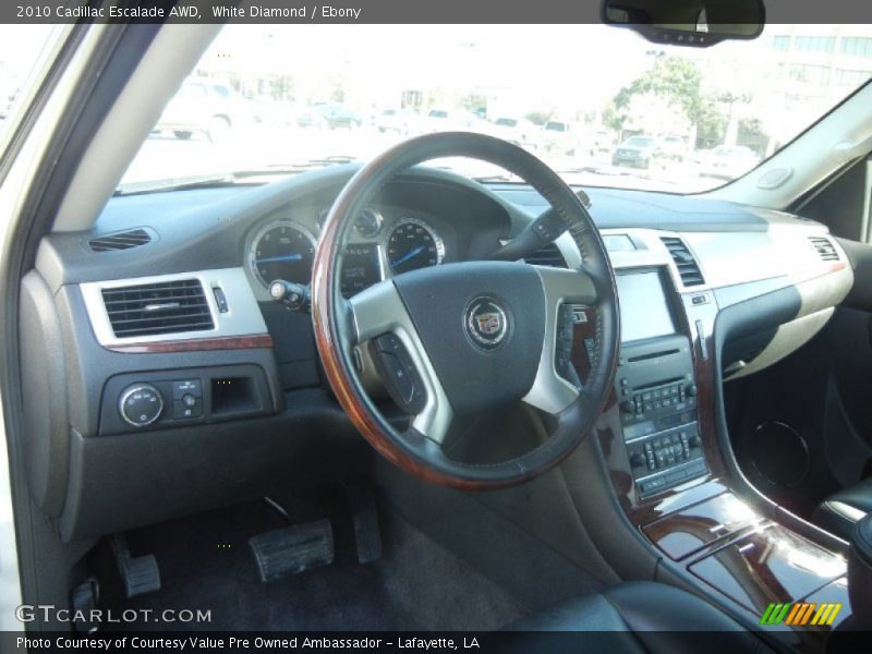 White Diamond / Ebony 2010 Cadillac Escalade AWD