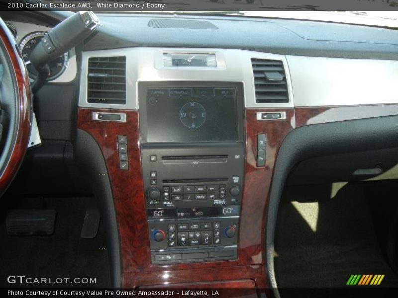White Diamond / Ebony 2010 Cadillac Escalade AWD