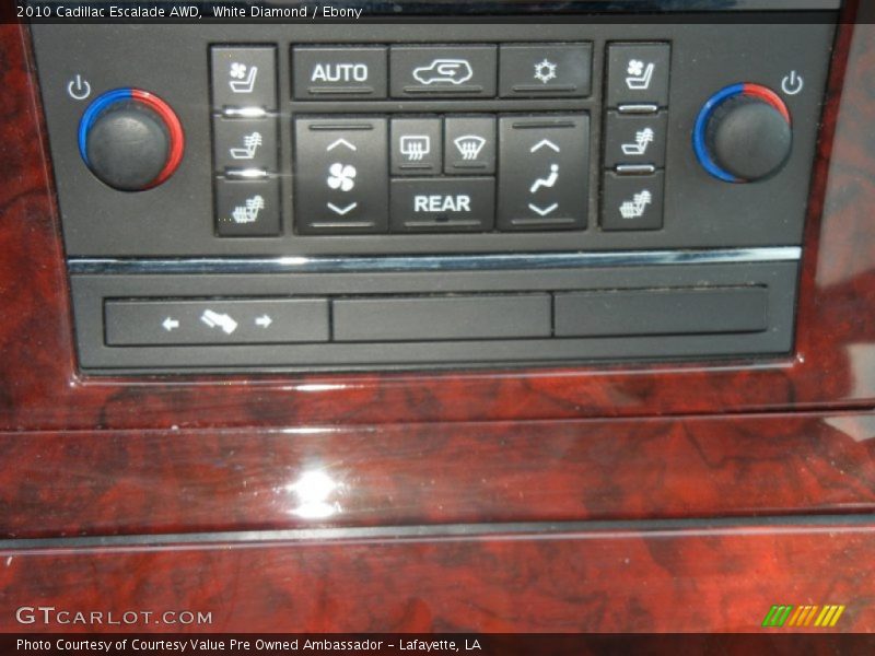 White Diamond / Ebony 2010 Cadillac Escalade AWD