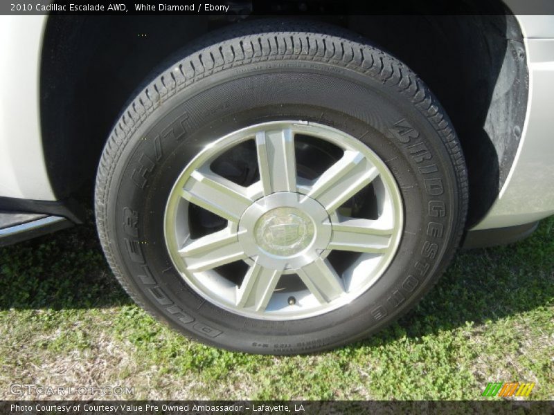 White Diamond / Ebony 2010 Cadillac Escalade AWD