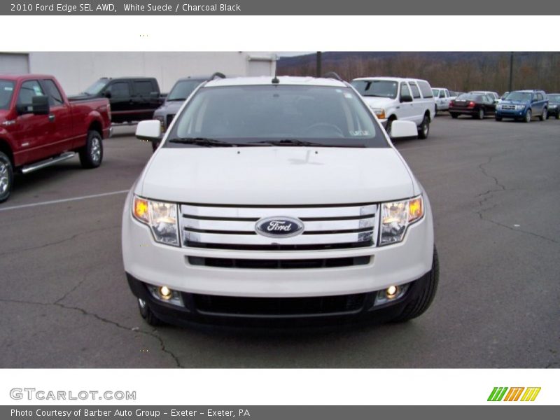 White Suede / Charcoal Black 2010 Ford Edge SEL AWD