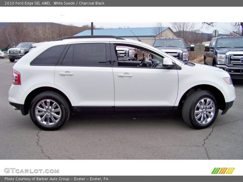 White Suede / Charcoal Black 2010 Ford Edge SEL AWD