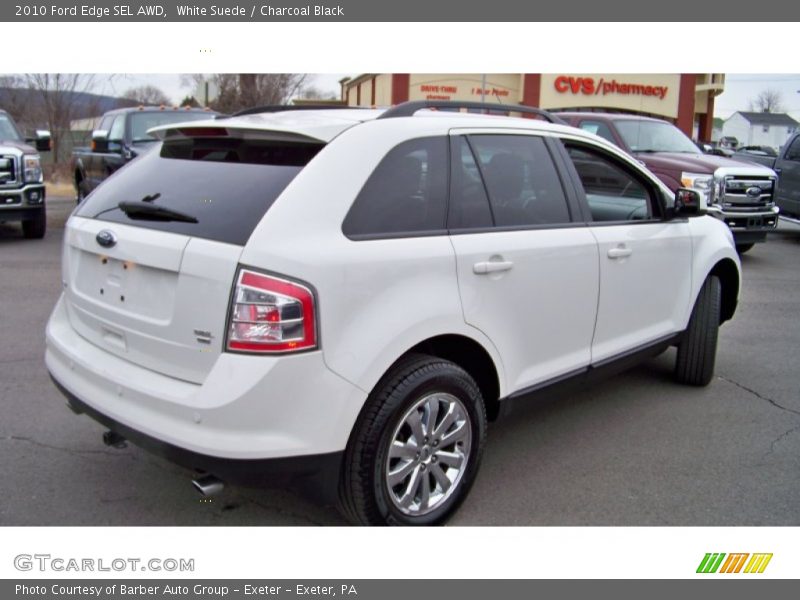 White Suede / Charcoal Black 2010 Ford Edge SEL AWD