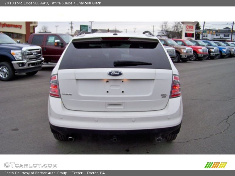 White Suede / Charcoal Black 2010 Ford Edge SEL AWD