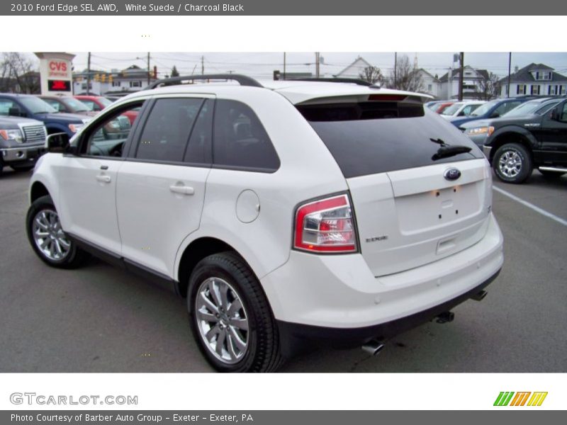 White Suede / Charcoal Black 2010 Ford Edge SEL AWD