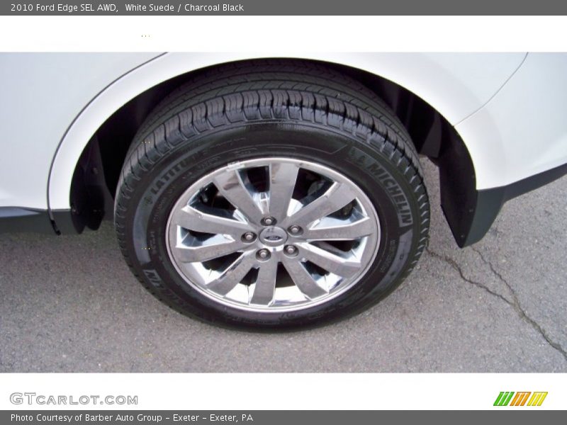 White Suede / Charcoal Black 2010 Ford Edge SEL AWD