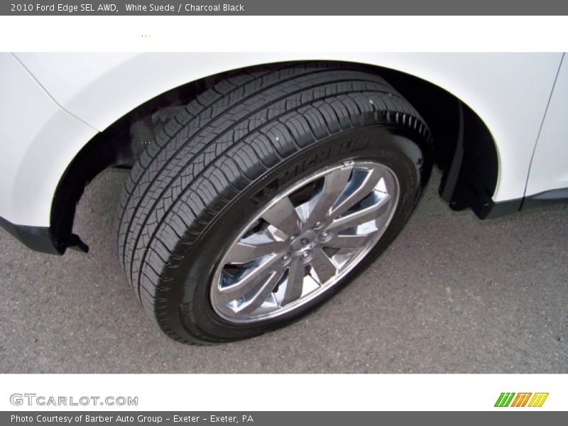 White Suede / Charcoal Black 2010 Ford Edge SEL AWD