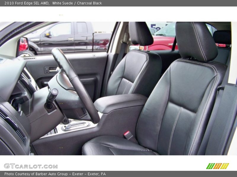 White Suede / Charcoal Black 2010 Ford Edge SEL AWD