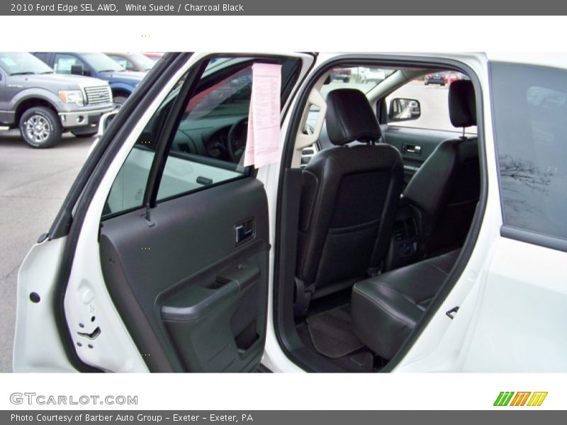 White Suede / Charcoal Black 2010 Ford Edge SEL AWD
