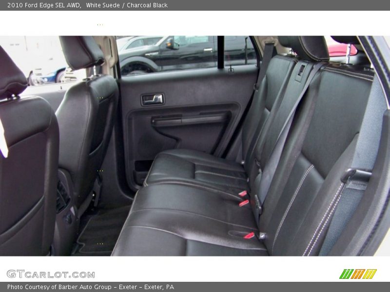 White Suede / Charcoal Black 2010 Ford Edge SEL AWD