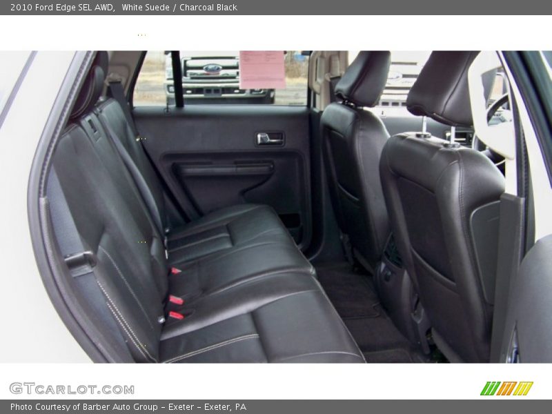 White Suede / Charcoal Black 2010 Ford Edge SEL AWD