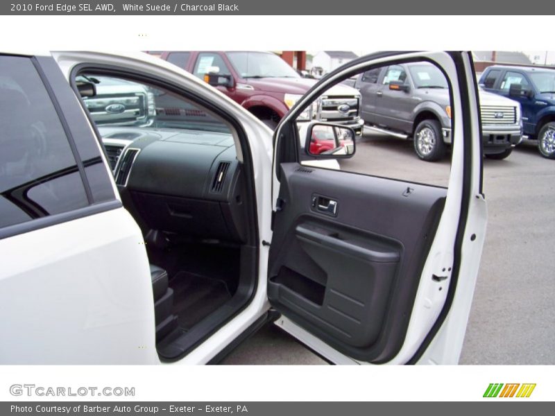 White Suede / Charcoal Black 2010 Ford Edge SEL AWD