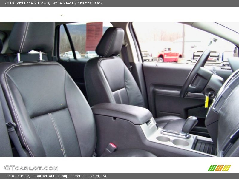White Suede / Charcoal Black 2010 Ford Edge SEL AWD