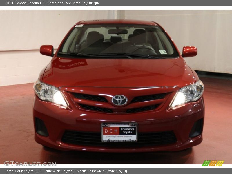 Barcelona Red Metallic / Bisque 2011 Toyota Corolla LE