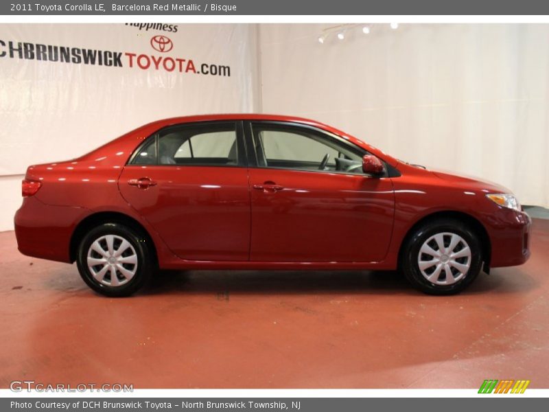 Barcelona Red Metallic / Bisque 2011 Toyota Corolla LE