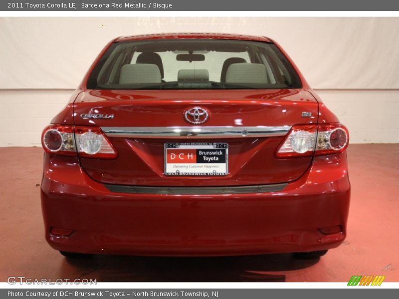 Barcelona Red Metallic / Bisque 2011 Toyota Corolla LE