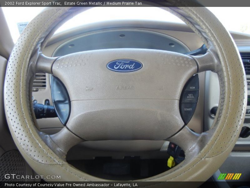 Estate Green Metallic / Medium Prairie Tan 2002 Ford Explorer Sport Trac