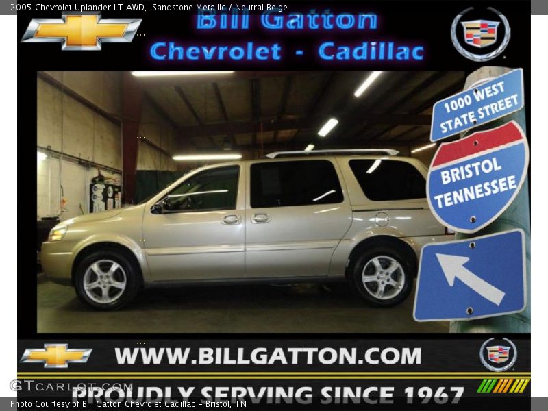 Sandstone Metallic / Neutral Beige 2005 Chevrolet Uplander LT AWD