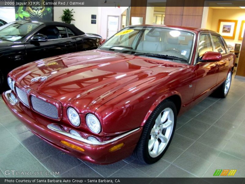 Carnival Red / Oatmeal 2000 Jaguar XJ XJR