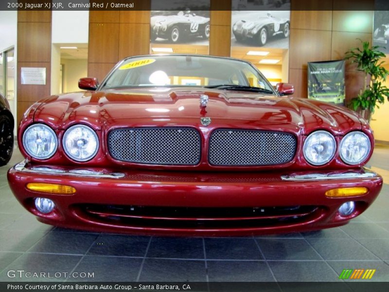 Carnival Red / Oatmeal 2000 Jaguar XJ XJR