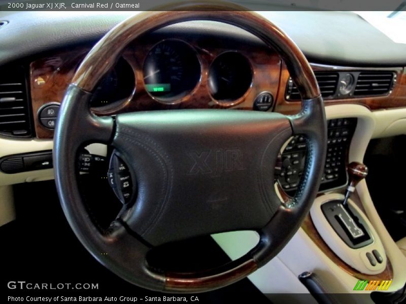 Carnival Red / Oatmeal 2000 Jaguar XJ XJR