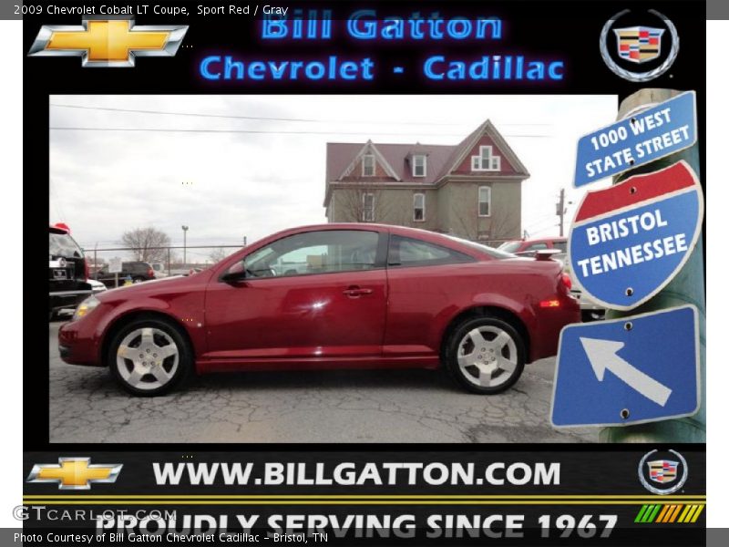 Sport Red / Gray 2009 Chevrolet Cobalt LT Coupe