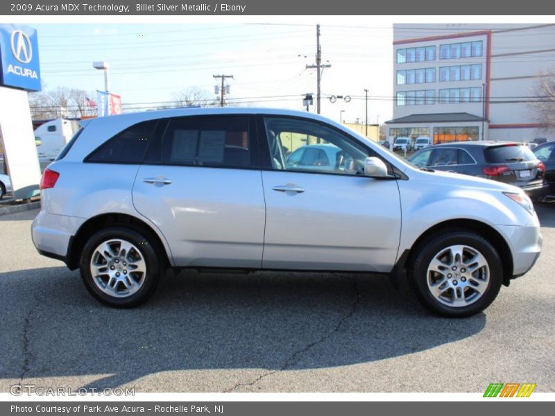 Billet Silver Metallic / Ebony 2009 Acura MDX Technology