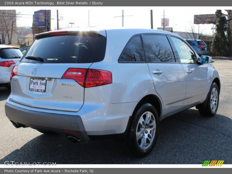 Billet Silver Metallic / Ebony 2009 Acura MDX Technology