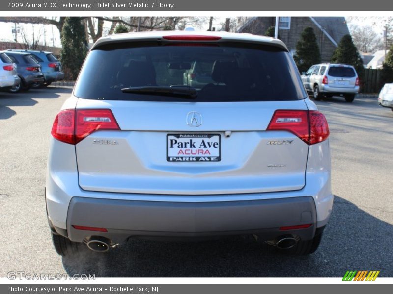 Billet Silver Metallic / Ebony 2009 Acura MDX Technology