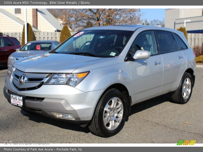 Billet Silver Metallic / Ebony 2009 Acura MDX Technology