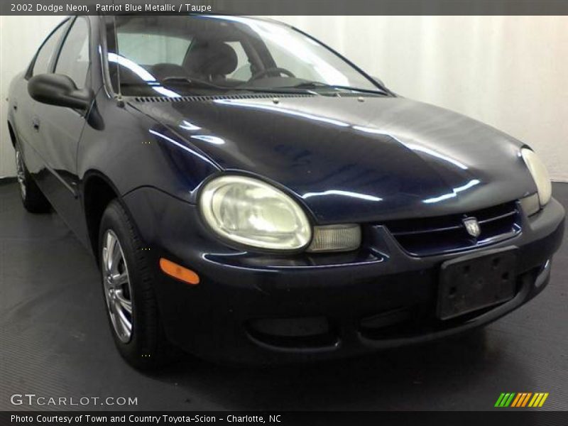 Patriot Blue Metallic / Taupe 2002 Dodge Neon