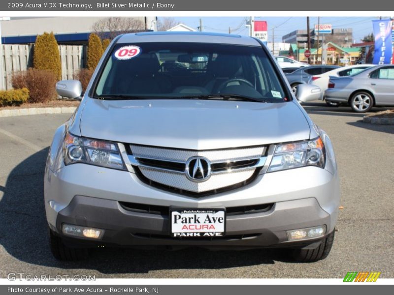 Billet Silver Metallic / Ebony 2009 Acura MDX Technology