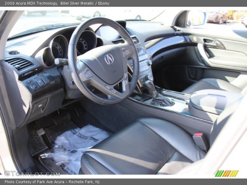 Billet Silver Metallic / Ebony 2009 Acura MDX Technology
