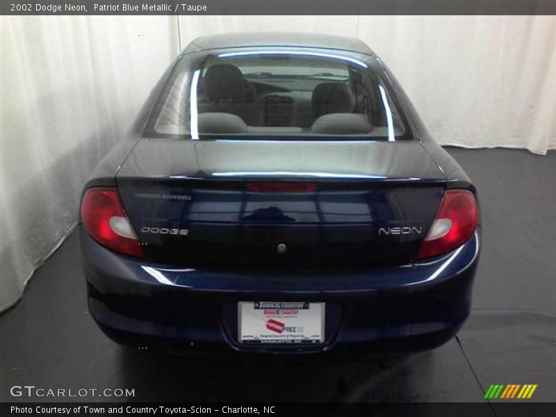 Patriot Blue Metallic / Taupe 2002 Dodge Neon