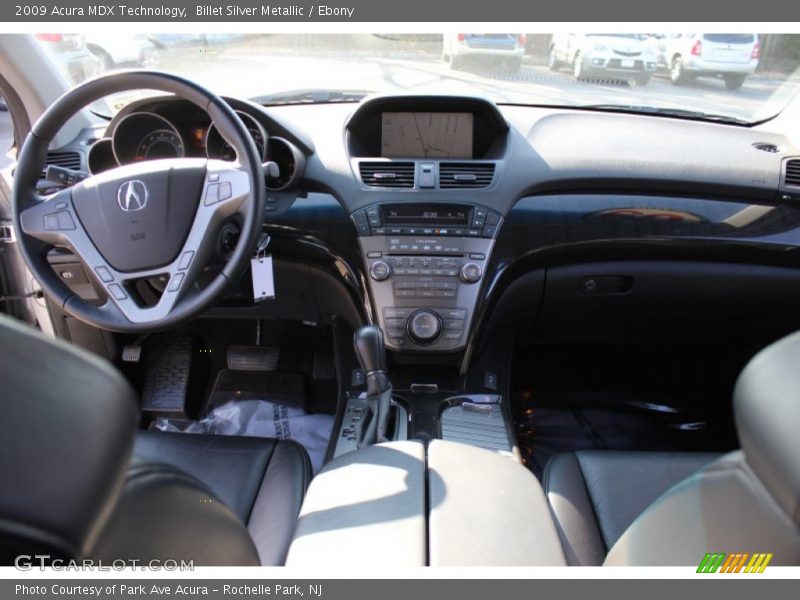 Billet Silver Metallic / Ebony 2009 Acura MDX Technology