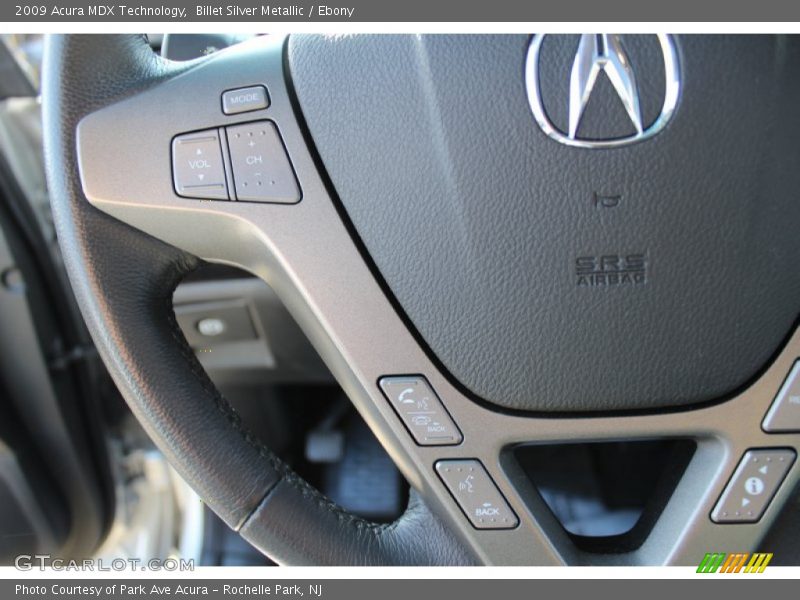 Billet Silver Metallic / Ebony 2009 Acura MDX Technology