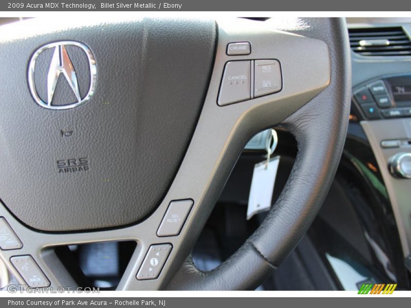 Billet Silver Metallic / Ebony 2009 Acura MDX Technology